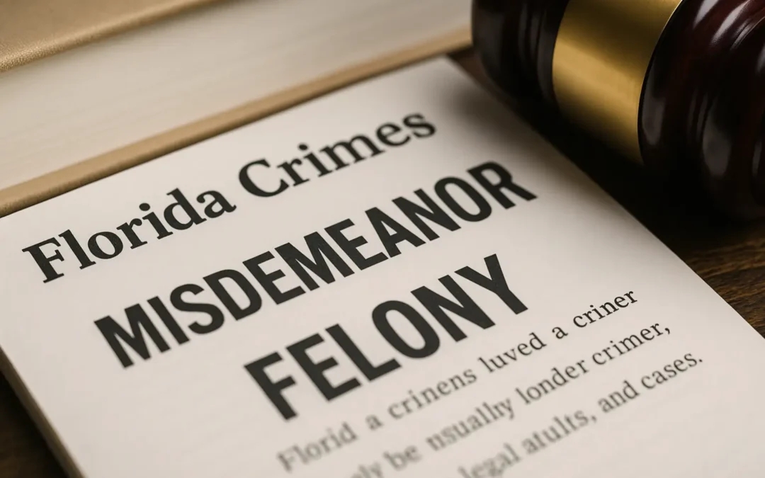 What’s the Difference Between a Misdemeanor and a Felony in Florida?